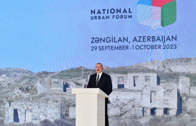 Prezident Zəngilanda 2-ci Azərbaycan Milli Şəhərsalma Forumunun açılış mərasimində iştirak etdi – YENİLƏNİB Prezident Zəngilanda 2-ci Azərbaycan Milli Şəhərsalma Forumunun açılış mərasimində iştirak etdi – YENİLƏNİB