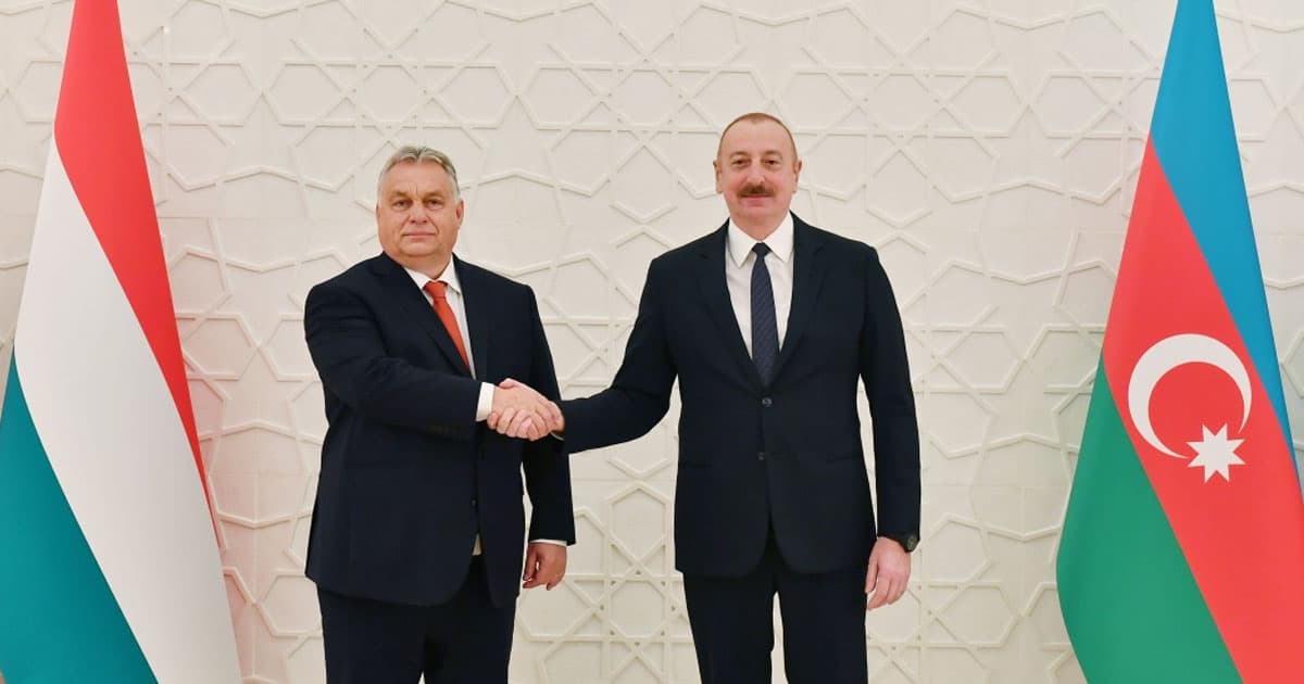 Prezident İlham Əliyevin Macarıstanın Baş naziri ilə görüşü başlayıb- FOTO Prezident İlham Əliyevin Macarıstanın Baş naziri ilə görüşü başlayıb- FOTO