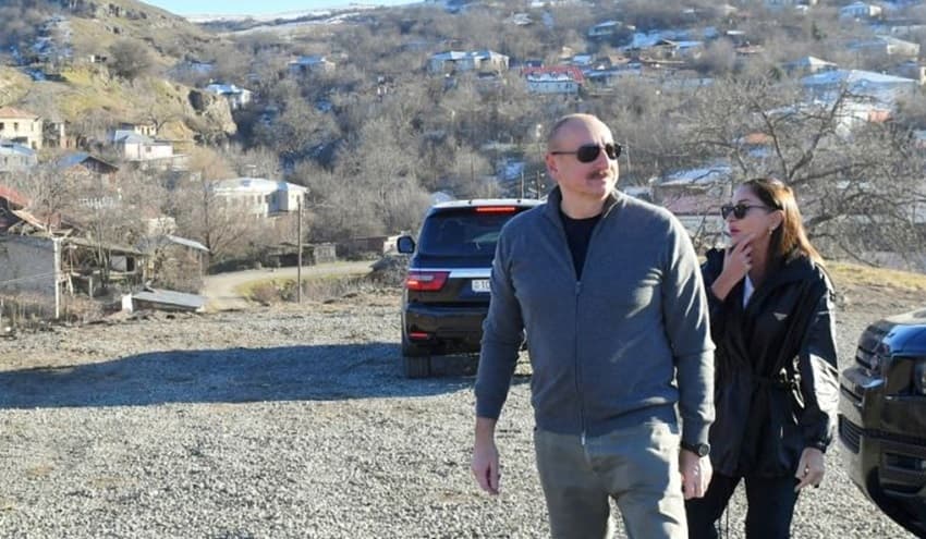 Prezident Xocalının Dağdağan kəndində olub Prezident Xocalının Dağdağan kəndində olub