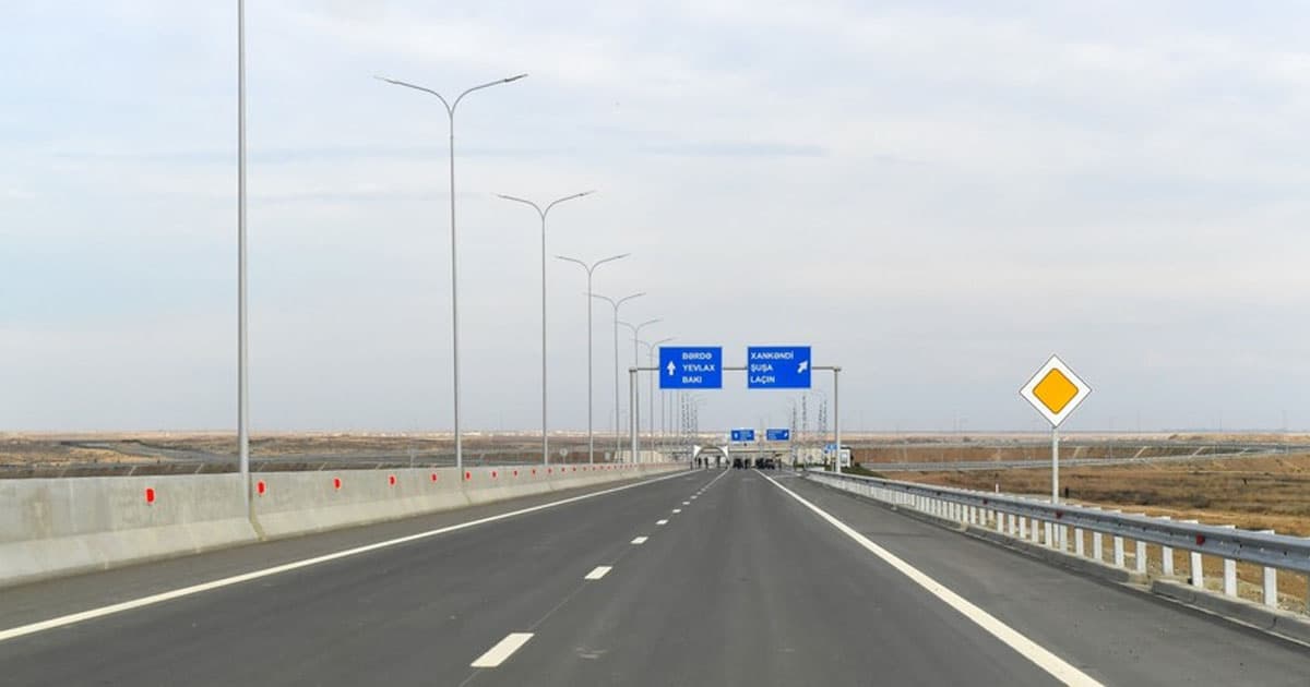 Bərdə-Ağdam avtomobil yolu istifadəyə verilib – FOTO Bərdə-Ağdam avtomobil yolu istifadəyə verilib – FOTO