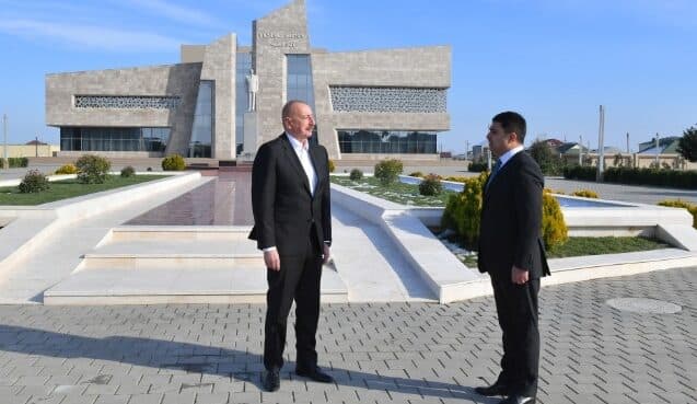 İlham Əliyev Neftçalaya getdi – Yenilənir – Foto İlham Əliyev Neftçalaya getdi – Yenilənir – Foto