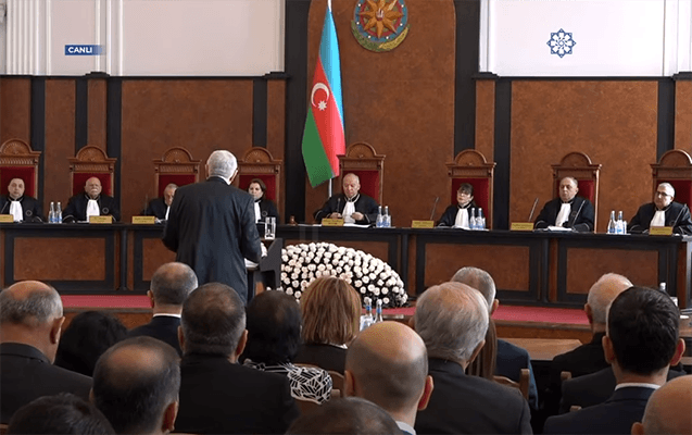 Konstitusiya Məhkəməsi Plenumunun seçkilərlə əlaqədar iclası başlayıb – Canlı Konstitusiya Məhkəməsi Plenumunun seçkilərlə əlaqədar iclası başlayıb – Canlı