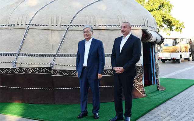 Prezidentlər Füzulidə açılış mərasimində iştirak etdi Prezidentlər Füzulidə açılış mərasimində iştirak etdi
