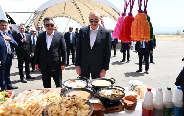 Prezidentlərin Ağdama səfərindən – Maraqlı fotolar Prezidentlərin Ağdama səfərindən – Maraqlı fotolar