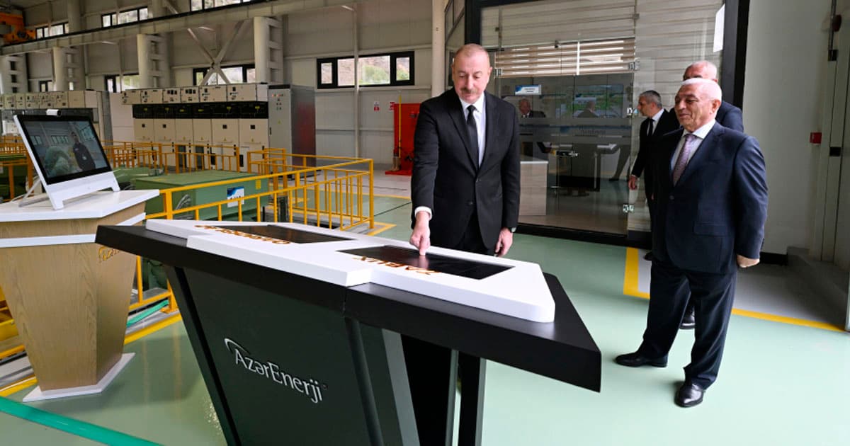 Prezident İlham Əliyev Laçında kiçik su elektrik stansiyalarının açılışlarında iştirak edib – FOTO Prezident İlham Əliyev Laçında kiçik su elektrik stansiyalarının açılışlarında iştirak edib – FOTO