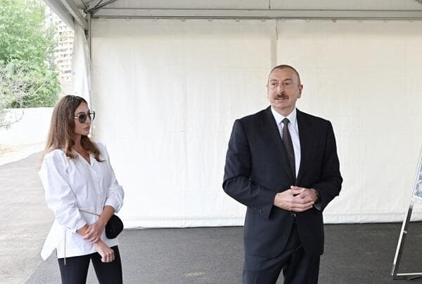 Prezident və xanımı Zəngilan məscidinin açılışında Prezident və xanımı Zəngilan məscidinin açılışında