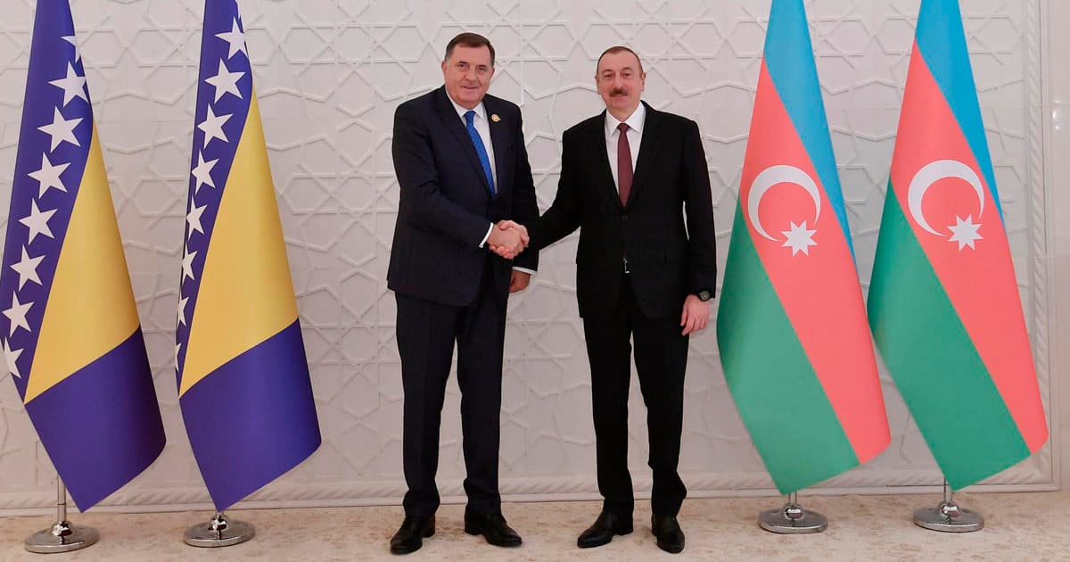 Milorad Dodik İlham Əliyevi təbrik edib Milorad Dodik İlham Əliyevi təbrik edib
