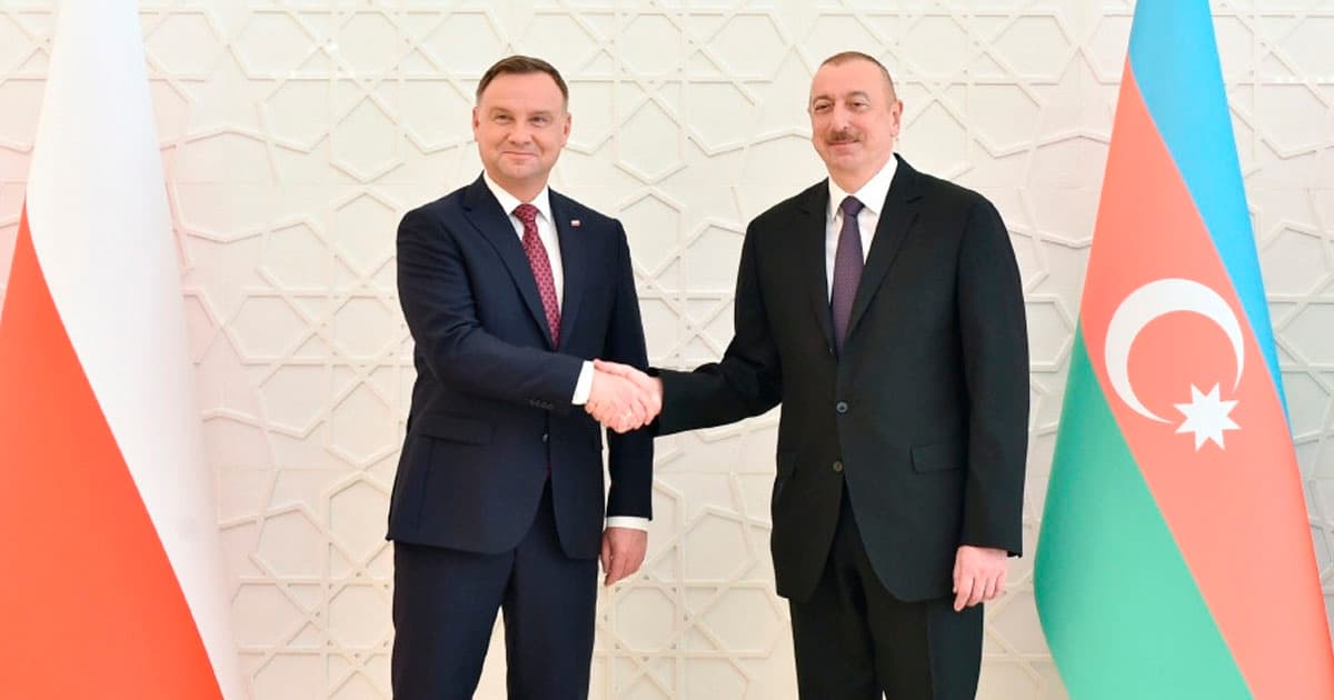 Andjey Duda İlham Əliyevi təbrik edib Andjey Duda İlham Əliyevi təbrik edib