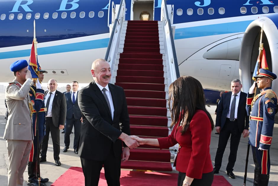 İlham Əliyev Xocalı hava limanında olub İlham Əliyev Xocalı hava limanında olub