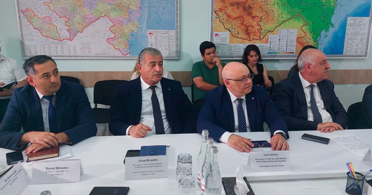 Agentlik rəhbəri: “Ekoloji tələblərə cavab verməyən bütün layihələr geri qaytarılır” – FOTO Agentlik rəhbəri: “Ekoloji tələblərə cavab verməyən bütün layihələr geri qaytarılır” – FOTO