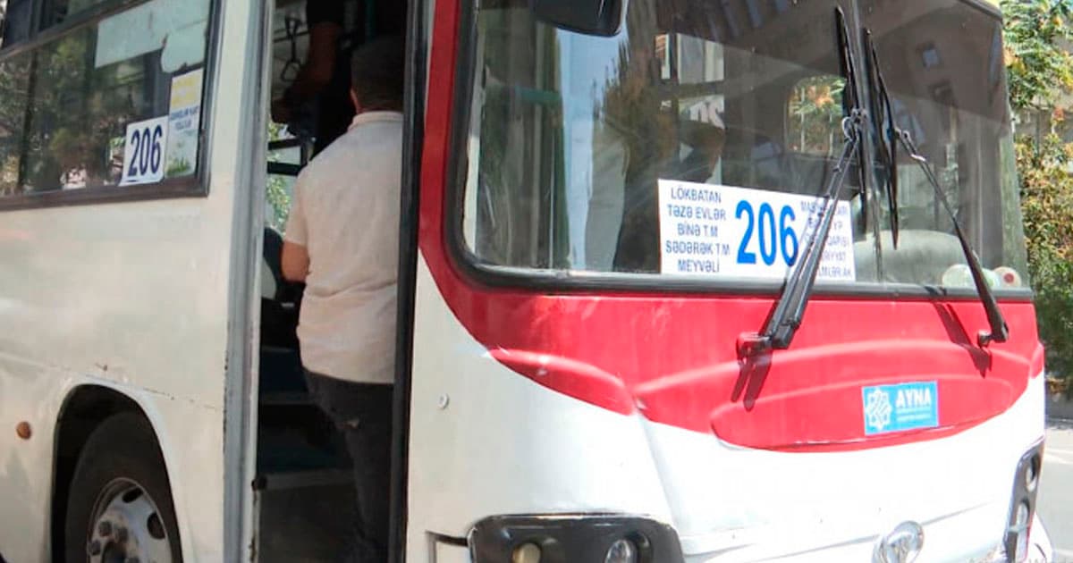 206 nömrəli avtobusdan ŞİKAYƏT – VİDEO 206 nömrəli avtobusdan ŞİKAYƏT – VİDEO