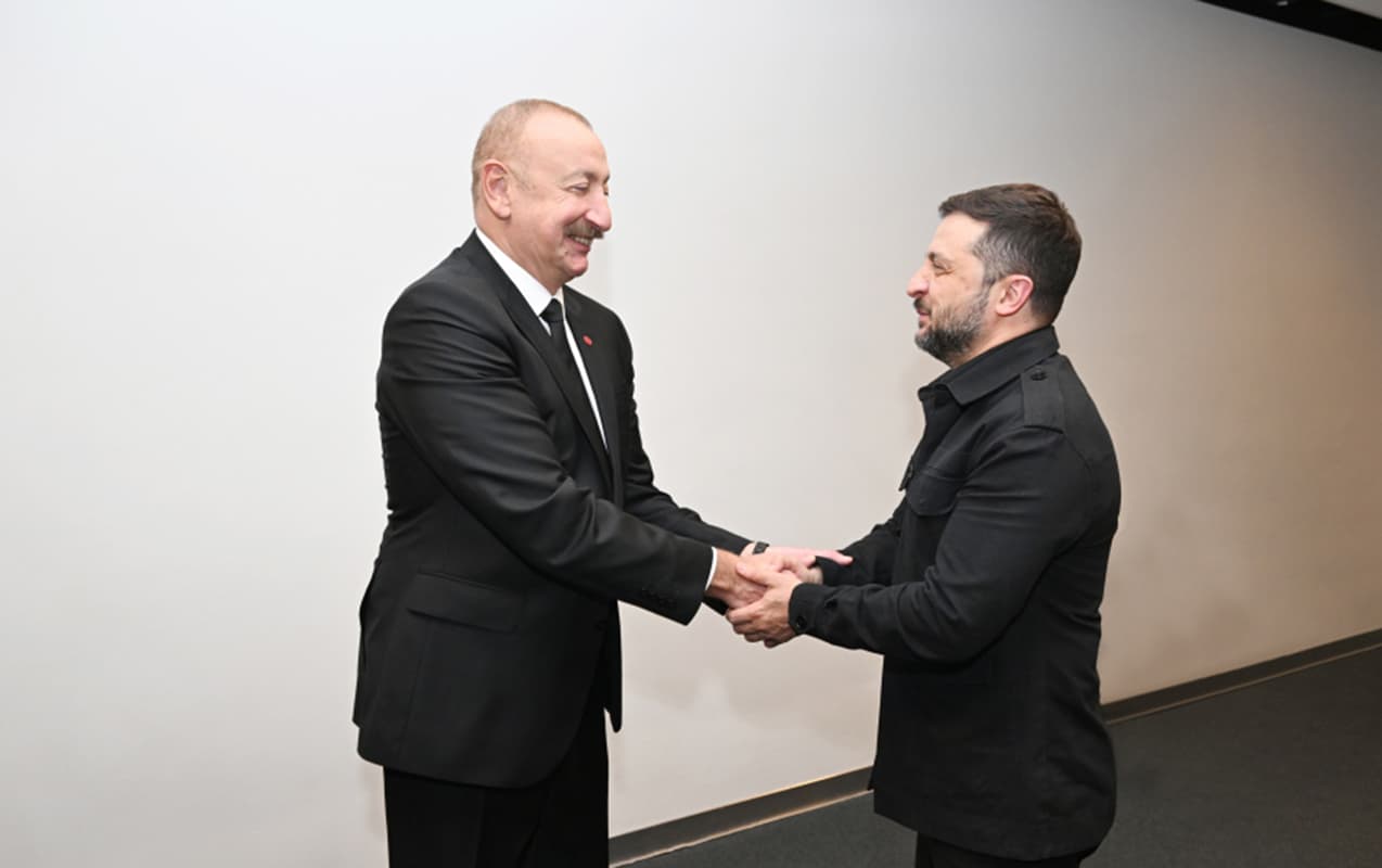 Zelenski İlham Əliyevlə görüşünü paylaşdı – Video Zelenski İlham Əliyevlə görüşünü paylaşdı – Video