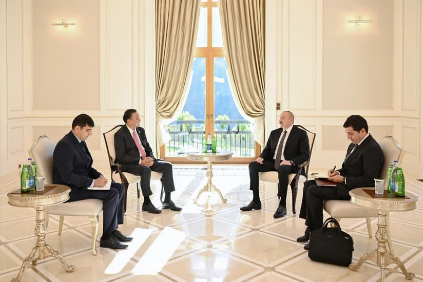 Prezident Qəbələdə Türk Dövlətləri Təşkilatının Baş katibini qəbul edib Prezident Qəbələdə Türk Dövlətləri Təşkilatının Baş katibini qəbul edib