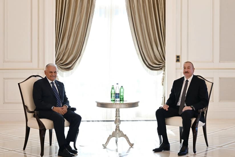 İlham Əliyev Qəbələdə Türk Dövlətləri Təşkilatının Ağsaqqallar Şurasının sədrini qəbul edib İlham Əliyev Qəbələdə Türk Dövlətləri Təşkilatının Ağsaqqallar Şurasının sədrini qəbul edib