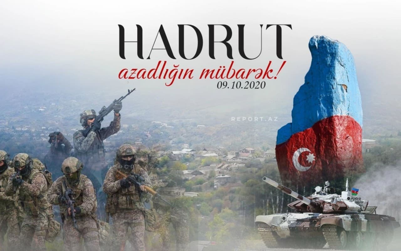 Hadrutun işğaldan azad olunmasından 5 il ötür Hadrutun işğaldan azad olunmasından 5 il ötür
