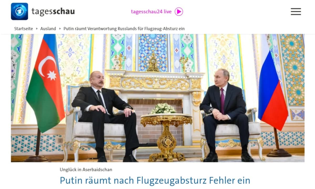 Almaniya mediası Azərbaycan və Rusiya prezidentlərinin görüşündən nə yazdı? Almaniya mediası Azərbaycan və Rusiya prezidentlərinin görüşündən nə yazdı?