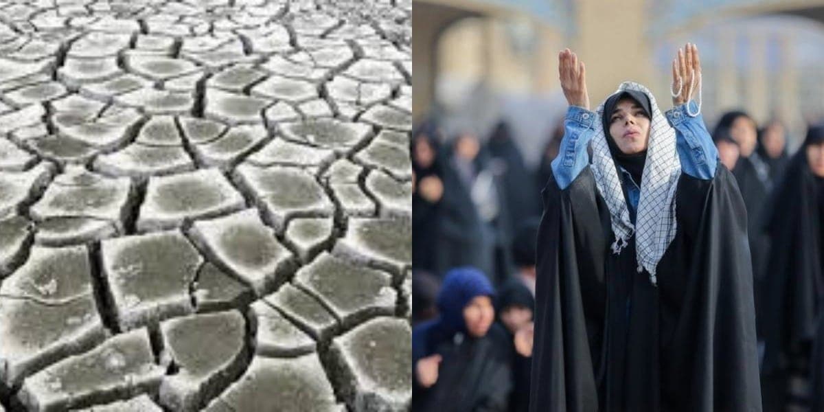 Dövlətdən ümidini kəsənlər Allaha sığındılar: İranda yağış duası Dövlətdən ümidini kəsənlər Allaha sığındılar: İranda yağış duası