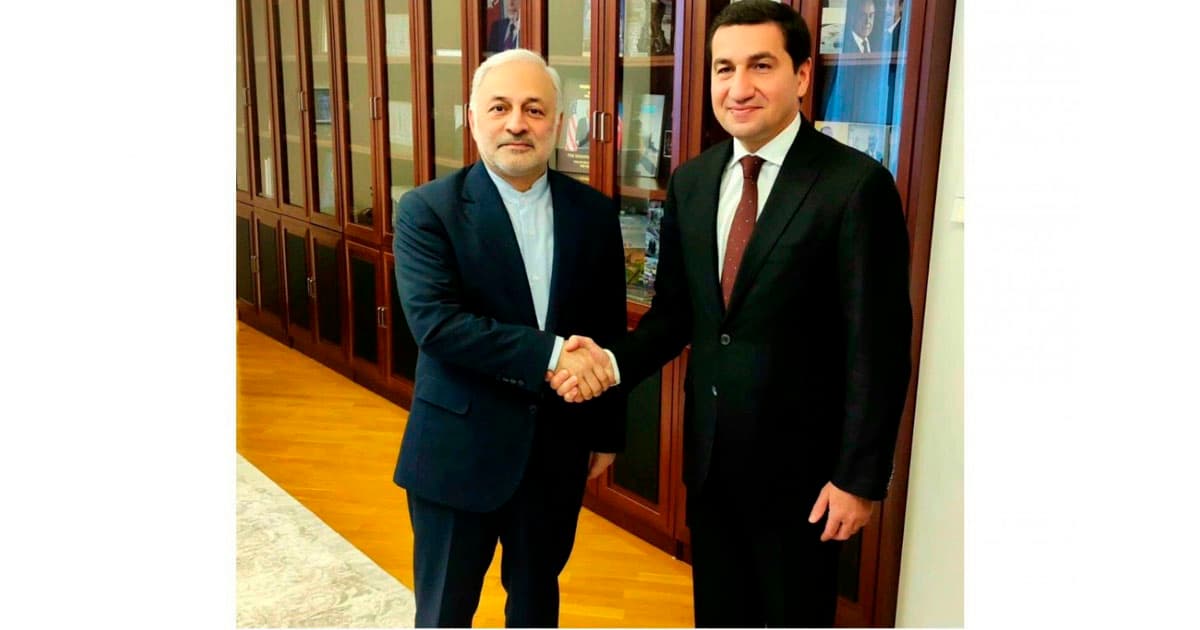 Hikmət Hacıyev İran XİN rəhbərinin müavini ilə regional məsələləri müzakirə edib Hikmət Hacıyev İran XİN rəhbərinin müavini ilə regional məsələləri müzakirə edib