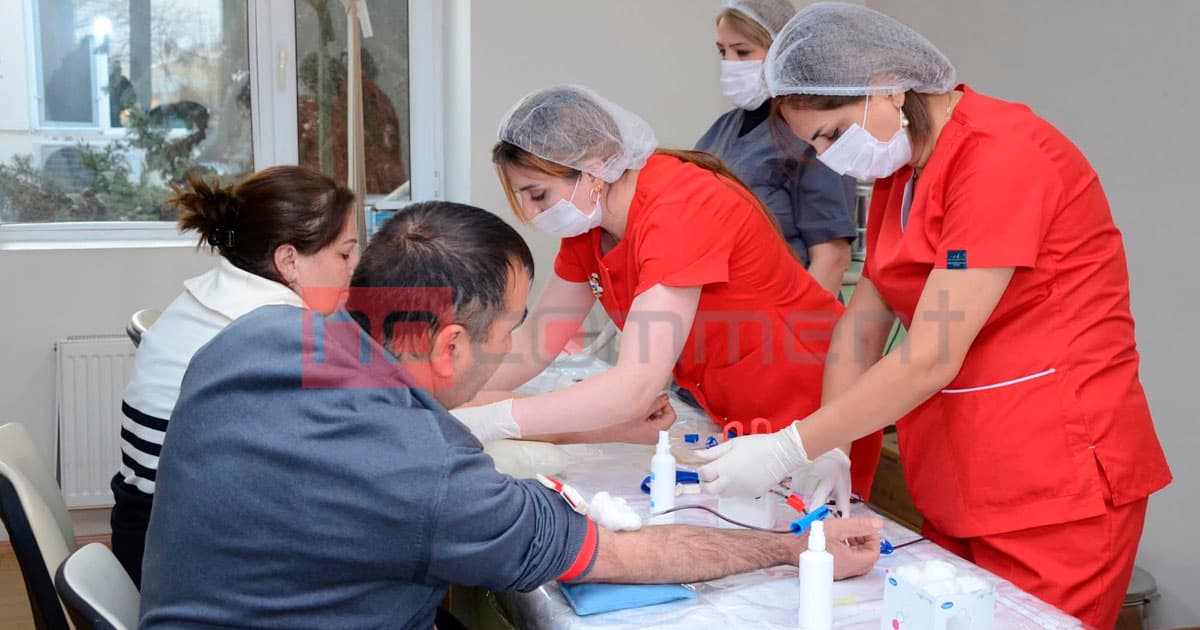 Kürdəmirdə qan vermə aksiyası keçirilib – FOTO Kürdəmirdə qan vermə aksiyası keçirilib – FOTO