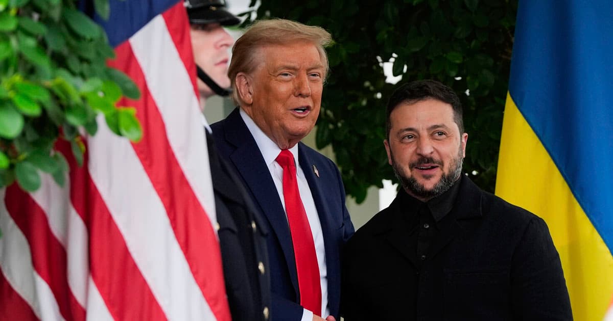 Trampla Zelenski arasında görüş başlayıb Trampla Zelenski arasında görüş başlayıb