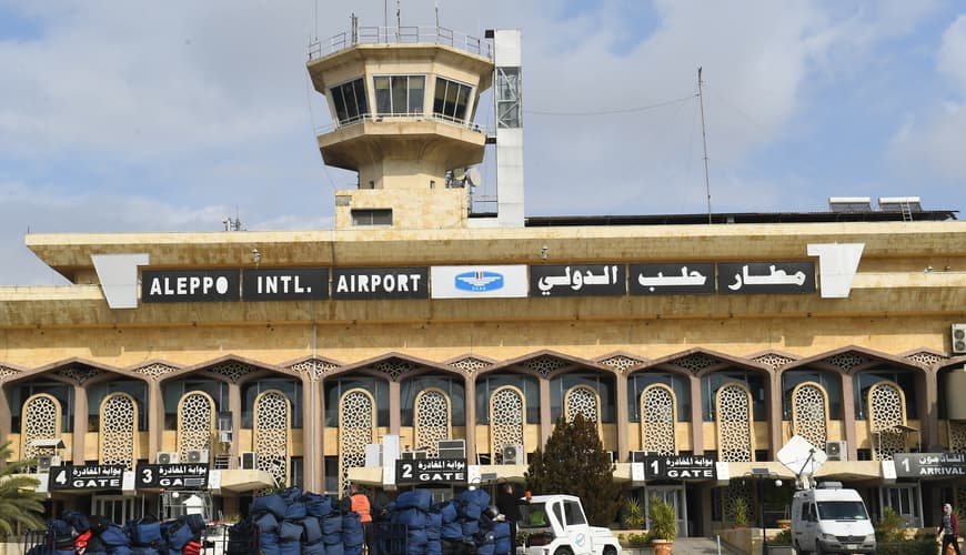 Hələb Beynəlxalq Aeroportu fəaliyyətini dayandırdı Hələb Beynəlxalq Aeroportu fəaliyyətini dayandırdı