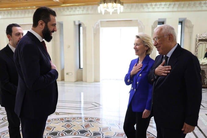 Aİ rəhbərliyi Dəməşqdə Suriya prezidenti ilə görüşdü – FOTO Aİ rəhbərliyi Dəməşqdə Suriya prezidenti ilə görüşdü – FOTO