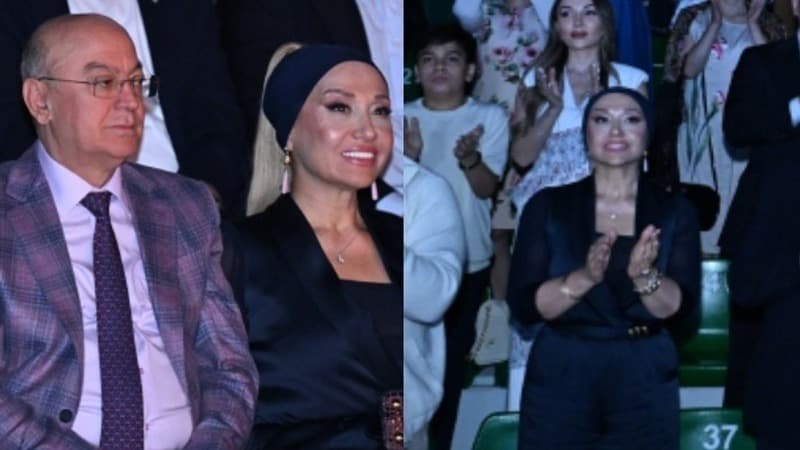 Kəmaləddin Heydərov xanımı ilə festivalı izlədi - FOTO Kəmaləddin Heydərov xanımı ilə festivalı izlədi - FOTO