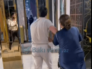 Xadimə ilə rəqs edən şəxs Mübariz Əsgərovun oğlu imiş -VİDEO Xadimə ilə rəqs edən şəxs Mübariz Əsgərovun oğlu imiş -VİDEO
