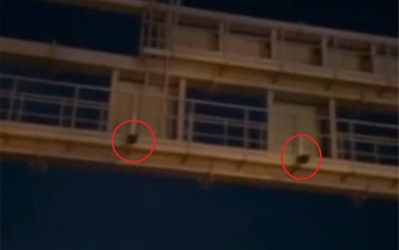 Aeroport yolunda yeni radar quraşdırıldı - Arxadan çəkir - Video Aeroport yolunda yeni radar quraşdırıldı - Arxadan çəkir - Video
