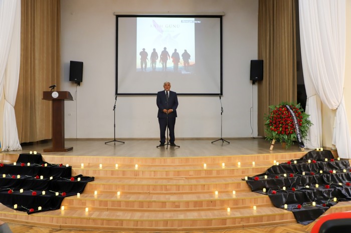 ADU-da Anım Günü ilə bağlı tədbir keçirildi - FOTOLAR