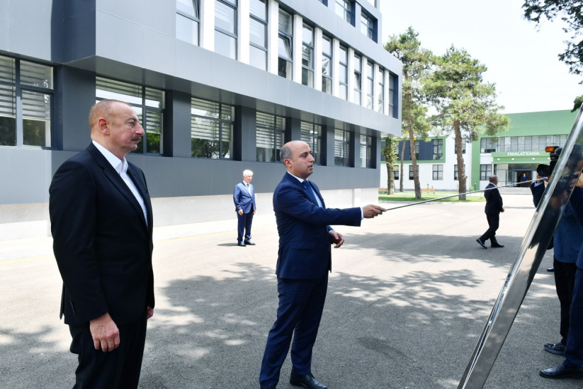 Prezident Cəlilabad rayonunda olub, Peşə Təhsil Mərkəzinin açılışında iştirak edib - FOTO - YENİLƏNİB