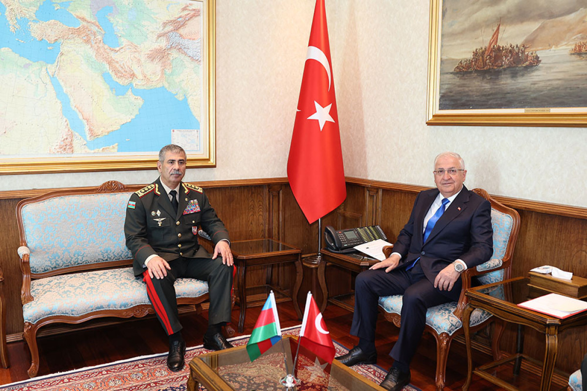 Zakir Həsənov Ankarada türkiyəli həmkarı ilə görüşüb - FOTO - YENİLƏNİB