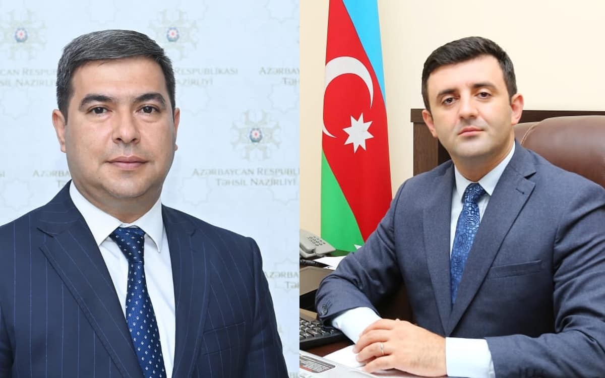 Nazir iki regional təhsil idarəsinin müdirinə yeni vəzifə verdi - FOTOLAR Nazir iki regional təhsil idarəsinin müdirinə yeni vəzifə verdi - FOTOLAR