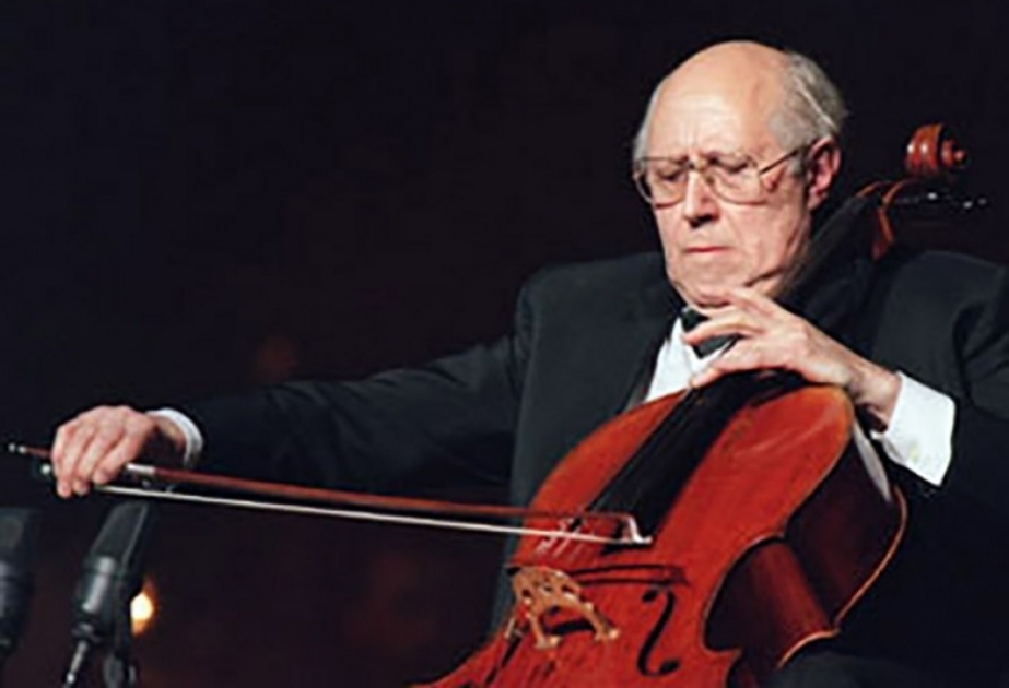 Dünya şöhrətli musiqiçi Mstislav Rostropoviçin anadan olmasından 91 il ötür