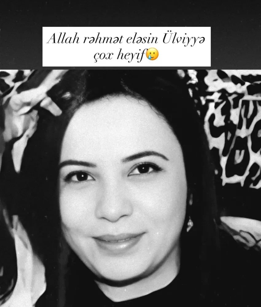 Nicatdan Ülviyyənin vəfatı ilə bağlı paylaşım Nicatdan Ülviyyənin vəfatı ilə bağlı paylaşım