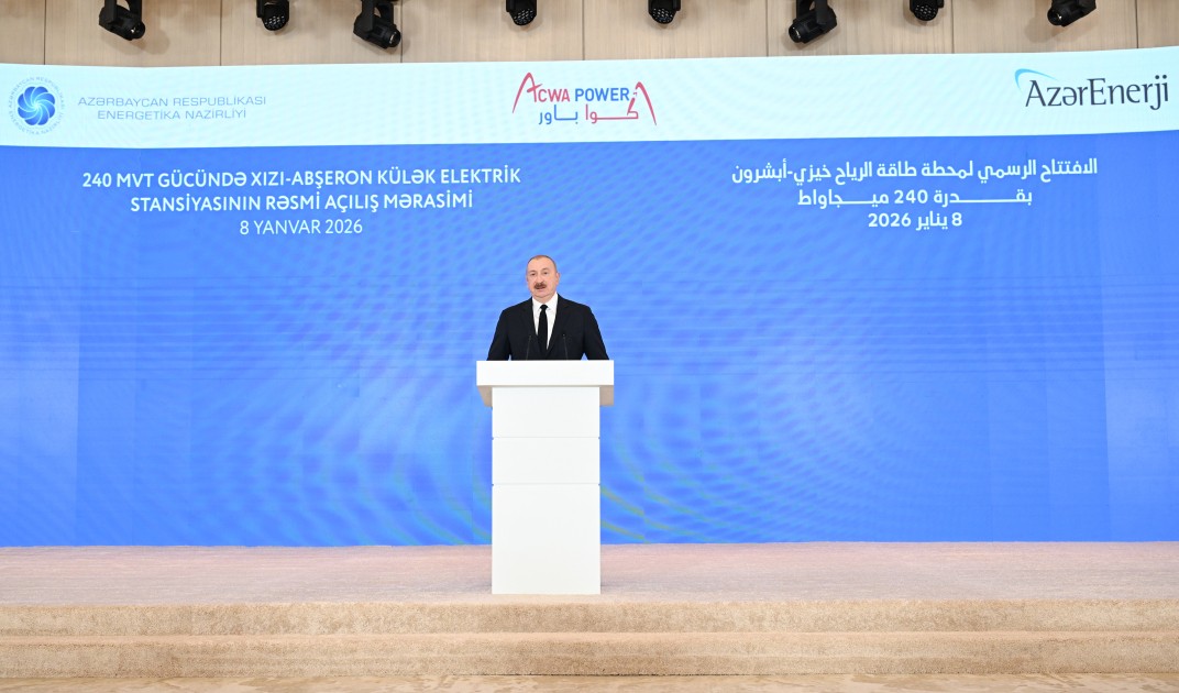 Prezident açılışda çıxış etdi - Tam mətn (FOTOLAR/YENİLƏNİB)