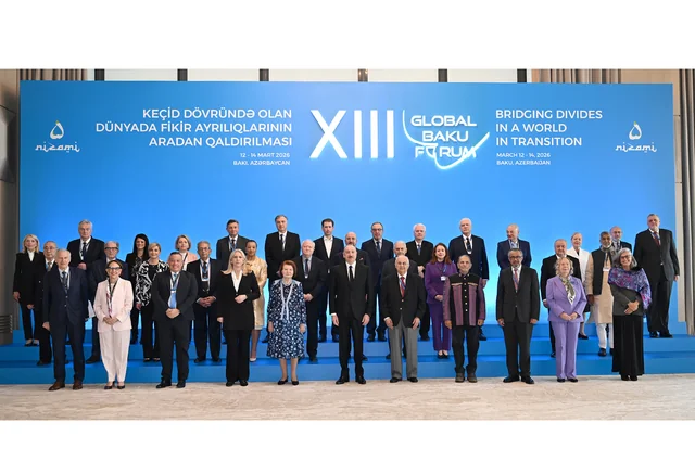 İlham Əliyev XIII Qlobal Bakı Forumunun açılış mərasimində çıxış edib