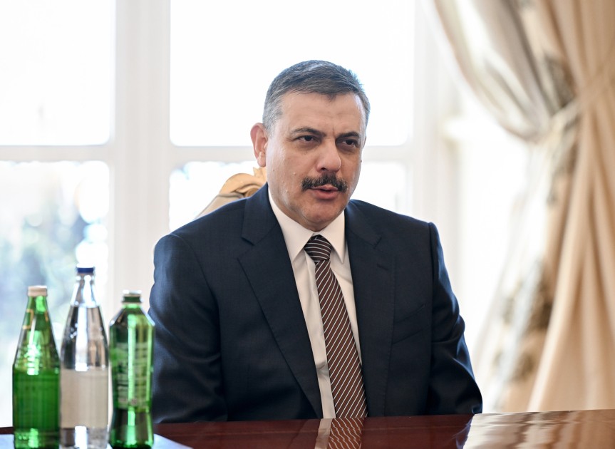 Prezident Türkiyənin daxili işlər nazirini qəbul edib - FOTOLAR Prezident Türkiyənin daxili işlər nazirini qəbul edib - FOTOLAR