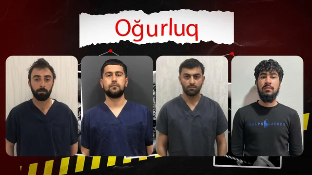 Bakıda mağazadan 100 min manatlıq qızılın oğurlanma GÖRÜNTÜLƏRİ