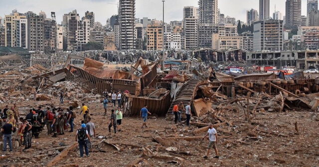 Beyrutda daha bir güclü yanğın – VİDEO