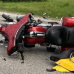 Gəncədə motosiklet aşdı – Sürücü xəsarət aldı