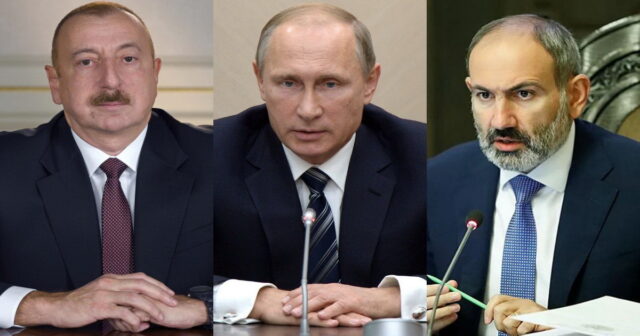 Moskvada İlham Əliyev, Vladimir Putin və Nikol Paşinyan arasında görüş başlayıb