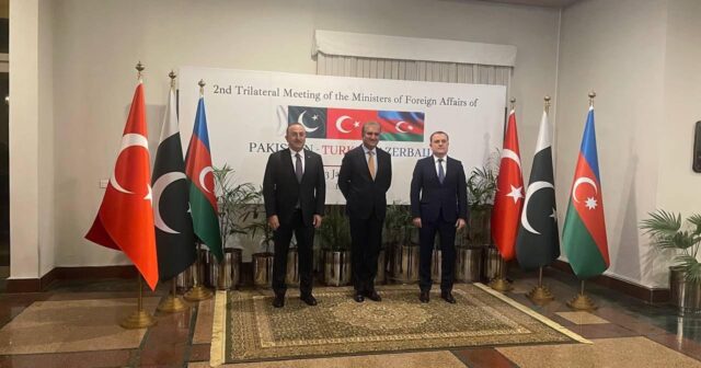 Azərbaycan, Türkiyə və Pakistan XİN başçıları BƏYANNAMƏ imzalayıb