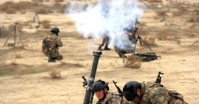 Ordumuzun minaatan batareyaları döyüş atışları icra edir – VİDEO