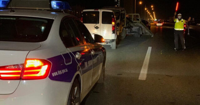 “Gelandewagen”lə PPX avtomobili toqquşdu: polis xəsarət aldı