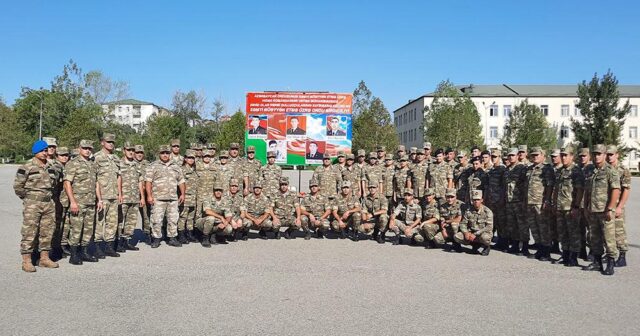 Azərbaycan Ordusunda səmti müəyyənetmə yarışları keçirilir
