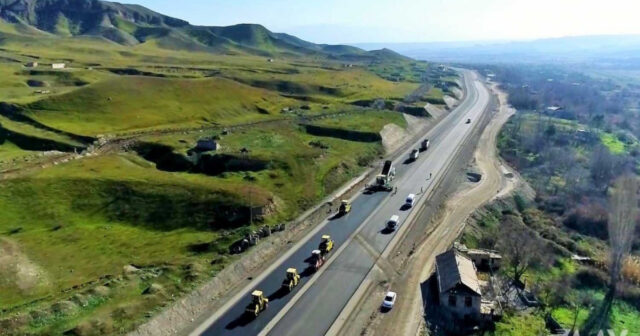 Xudafərin-Qubadlı-Laçın yolu asfaltlanır