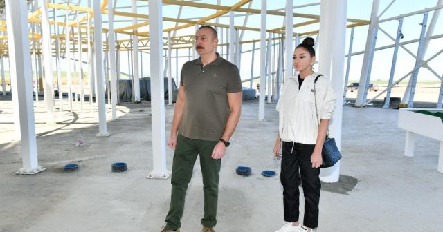 Prezident Zəngilan aeroportunun tikinti işləri ilə tanış oldu – FOTO