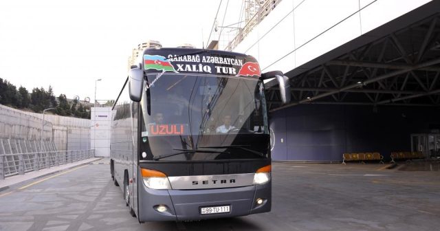 Bakıdan Füzuliyə ilk avtobus reysi açıldı – Foto