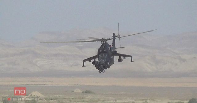 Ordumuzun helikopterləri təlim keçirib – VİDEO